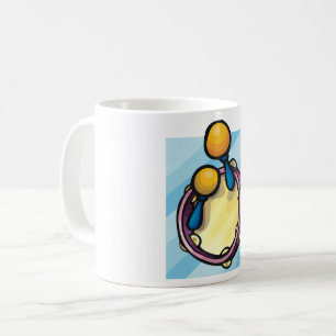 Tambourine en maracas koffiemok