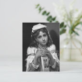 Tambourine Girl Briefkaart (Staand voorkant)