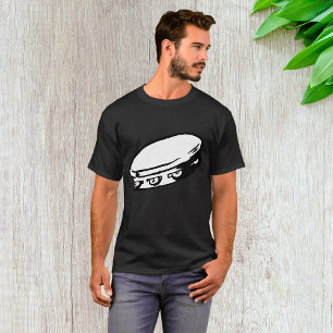 Tambourine Illustration Mannen T-Shirt