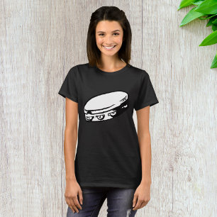 Tambourine Illustration Womens T-Shirt