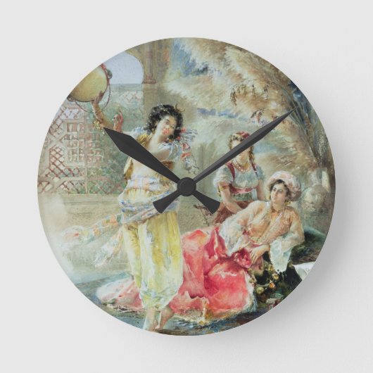 Tambourine (m/v op papier) ronde klok (Voorkant)