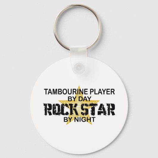 Tambourine Rock Star by Night Sleutelhanger
