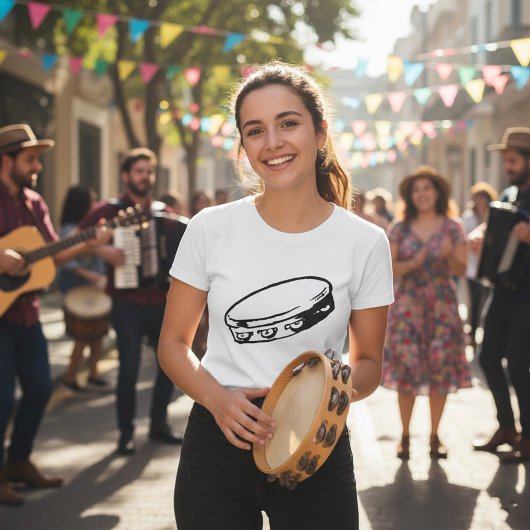 Tambourine Womens T-Shirt