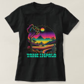 Tame Impala :: Retro Psychedelic Fan Design T-shirt (Design voorkant)