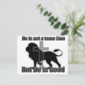 Tame Lion Briefkaart (Staand voorkant)