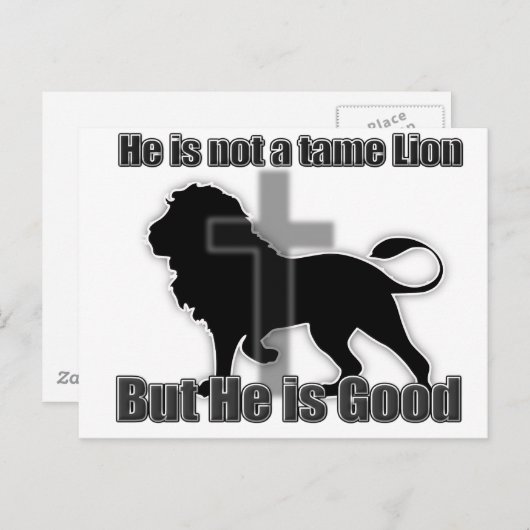 Tame Lion Briefkaart (Voorkant / Achterkant)