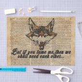 Tame me - Dictionary Art Tissuepapier (Craft)