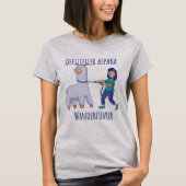 Tamed Alpaca German Quote T-shirt (Voorkant)
