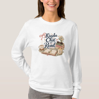 Tamelijk Chic om te Lezen Boekliefhebber Esthetiek T-shirt