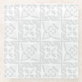 “Tamelijk duidelijk” Glazen Onderzetter (Voorkant)