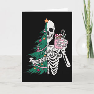 Tamelijk eng, tamelijk kerstfeest kaart