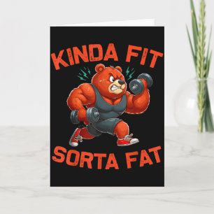 Tamelijk Fit Enigszins Dik Grappige Gym Beer Gewic Kaart