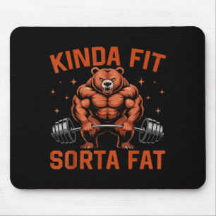 Tamelijk Fit Enigszins Dik Grappige Gym Beer Gewic Muismat