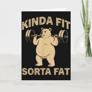 Tamelijk Fit Enigszins Vet Grappige Gym Bulldog Ge Kaart