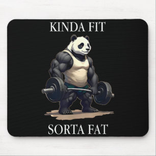 Tamelijk Fit Enigszins Vette Gym Panda Gewichtheff Muismat