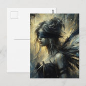 tamelijk geblinddoekt briefkaart (Voorkant / Achterkant)