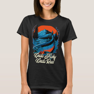 Tamelijk Visachtig Tamelijk Reel Hobby Vissen Tijd T-shirt