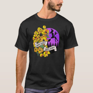 Tamelijk Zoete Tamelijk Enge Halloween Heks Zwarte T-shirt