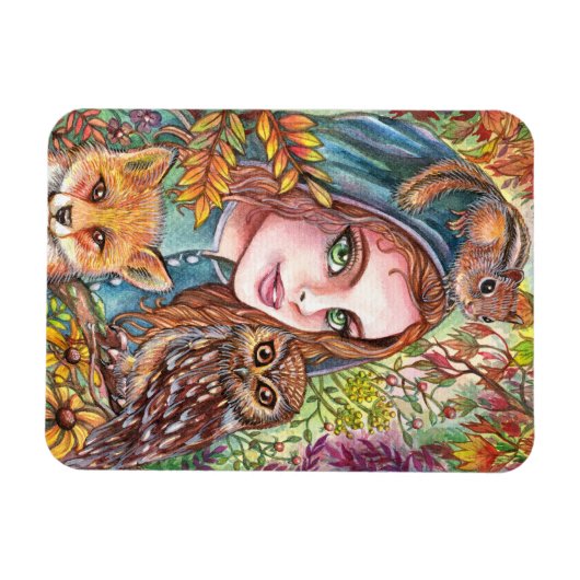 Tamer in het najaar van de Bossen Magneet (Horizontaal)