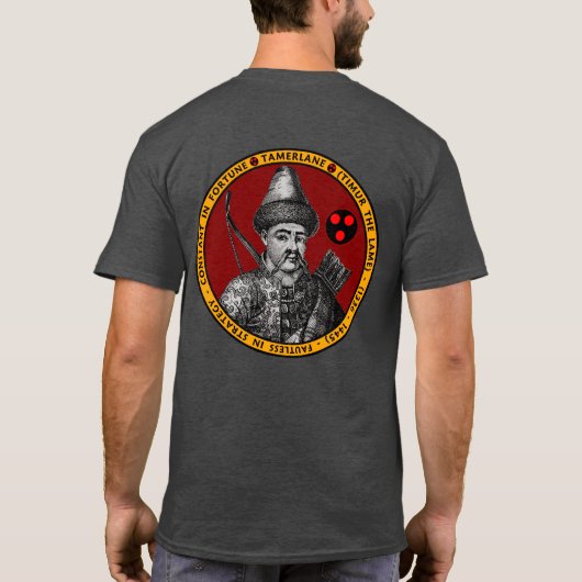 Tamerlane Portrait Seal Shirt (Achterkant)