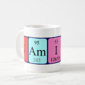 Tamiko periodieke lijstnaam mok (Voorkant links)