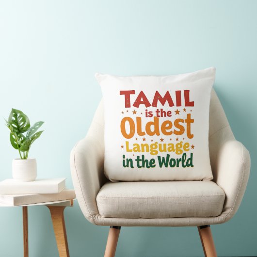 Tamil, de oudste taal kussen (Stoel)