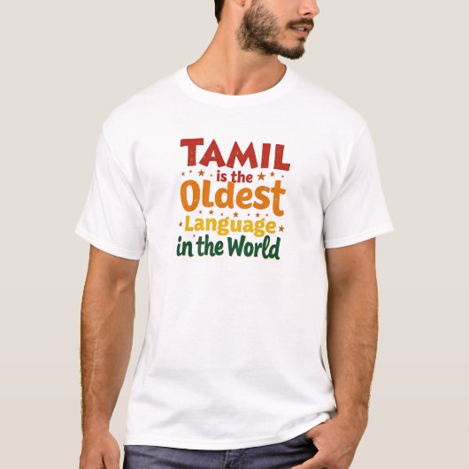 Tamil, de oudste taal t-shirt (Voorkant)