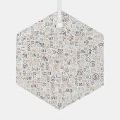 Tamil Glas Ornament (Voorkant)