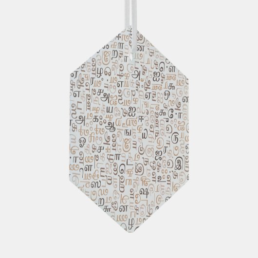 Tamil Glas Ornament (Voorkant Rechts)