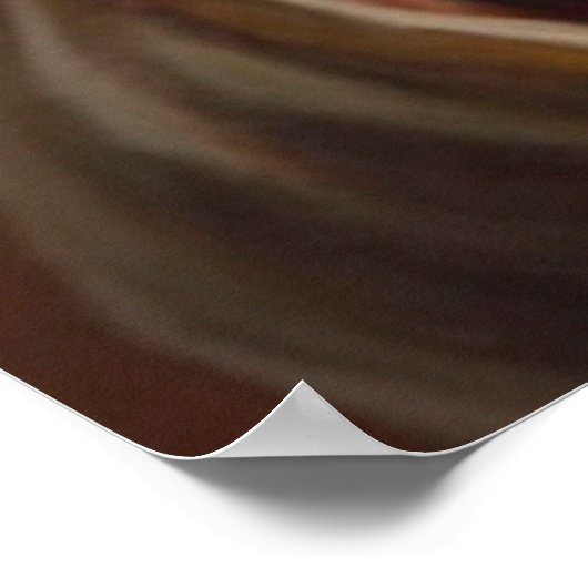 Tamil Indian Woman Portrait Oil Painting Poster (Hoek)