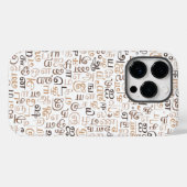 Tamil schrift Case-Mate iPhone case (Achterkant (horizontaal))