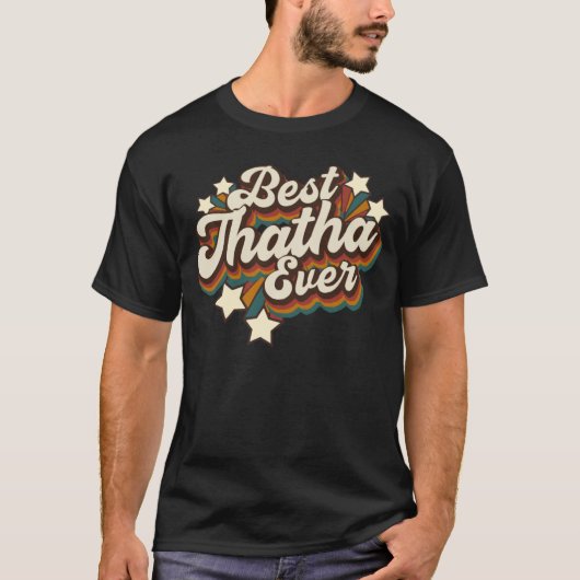 Tamil Thatha Opa Beste Thatha ooit T-shirt (Voorkant)