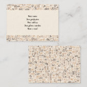 Tamil Visitekaartje (Voorkant / Achterkant)