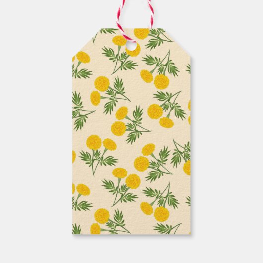 Tamil Zuid-Indiase bruiloft schattige karikatuur g Cadeaulabel (Achterkant)