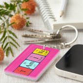 Tamina Periodieke Lijstnaam die - Sleutelhanger (Voorkant Rechts)