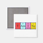 Tamina periodieke table name magnet (Voorkant / Achterkant)