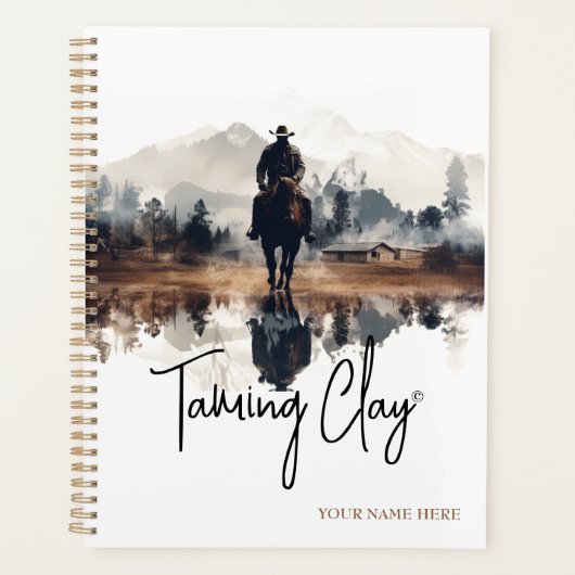 Taming Clay© Dagelijkse/Maandelijkse Planner (Voorkant)