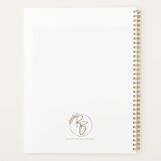 Taming Clay© Dagelijkse/Maandelijkse Planner (Achterkant)