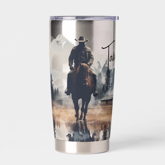 Taming Clay© Waterfles Geïsoleerde Tumbler Geïsoleerde Drinkbeker (Links)