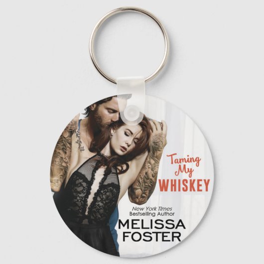 Taming My Whiskey Keyring Sleutelhanger (Voorkant)