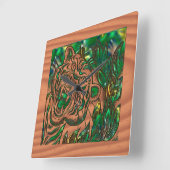 Taming the Tiger Vierkante Klok (Hoek)