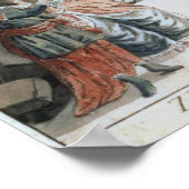 Tamino en Pamina voor de tempel Poster (Hoek)