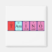 Tamino periodieke tabelnaam magnet (Voorkant)