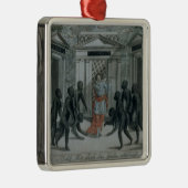 Tamino speelt de magische fluit metalen ornament (Rechts)