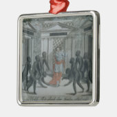 Tamino speelt de magische fluit metalen ornament (Links)