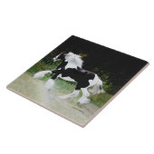 "Tamlin" Horse Tile Tegeltje (Zijkant)
