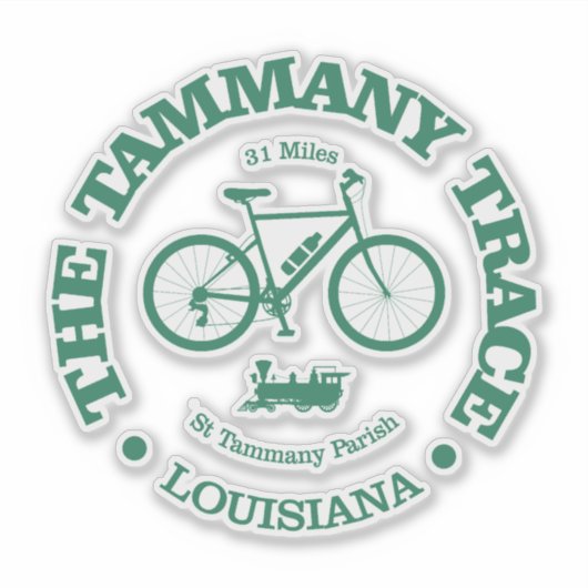 Tammany Trace (fietsen) Sticker (Voorkant)