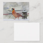 Tammincks Tragopan Kaart Notitiekaartje (Voorkant / Achterkant)