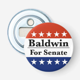Tammy Baldwin opnieuw verkozen in de Amerikaanse S Button Flesopener