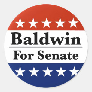Tammy Baldwin opnieuw verkozen in de Amerikaanse S Ronde Sticker